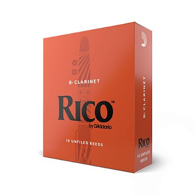 Palheta Clarineta Bb 2.0 (10Unidades) D Addario Rico RCA1020