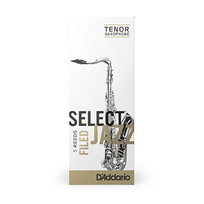 Palheta Sax Tenor 2M Filed (5 Peças) D Addario Select Jazz