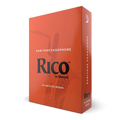 Palheta Sax Barítono 2.5 (10 Peças) D Addario Rico RLA1025