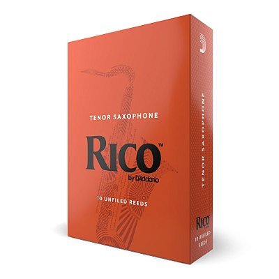 Palheta Sax Tenor 2.5 (10 Unidades) D Addario Rico RKA1025