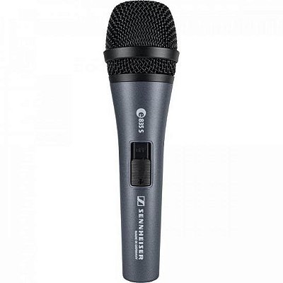Microfone Sennheiser E835-S Dinâmico Cardioide