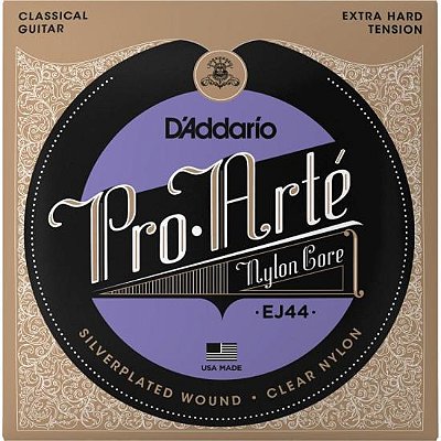 Encordoamento Violão Nylon Tensão Suer Alta Pro-Arte Nylon Core EJ44 D Addario