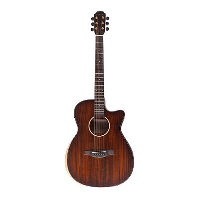 Violão Aço Concert Benson EXF900CE KB Koa Burst Com Capa