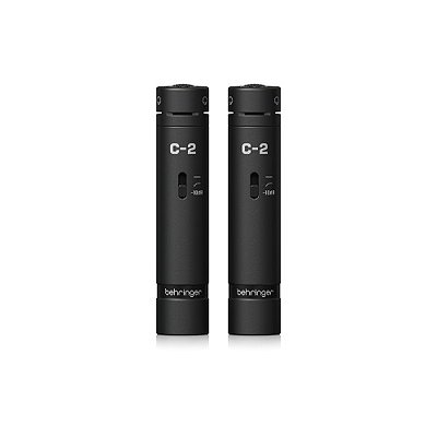 Microfone Condensador Behringer C-2 Dark (Par)