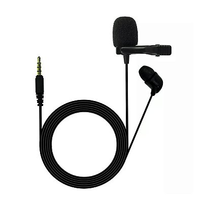 Microfone De Lapela Com Fone De Ouvido JBL CSLM20
