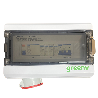 Quadro de Proteção 380V 22KW com Tomada Industrial 5P GreenV