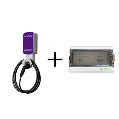 Kit Enel X 7 kW a 22kW + Quadro de Proteção 380V 22KW GreenV