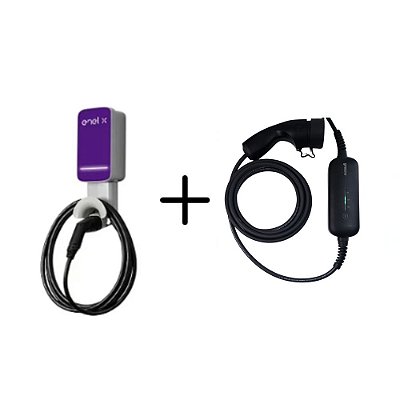 Enel X 7 kW a 22kW + Carregador Portátil GV Power 3,6kW GreenV