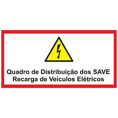 Placa Quadro de Distribuição SAVE