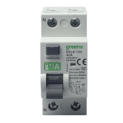 DR GreenV Tipo A 2P 40A 30mA