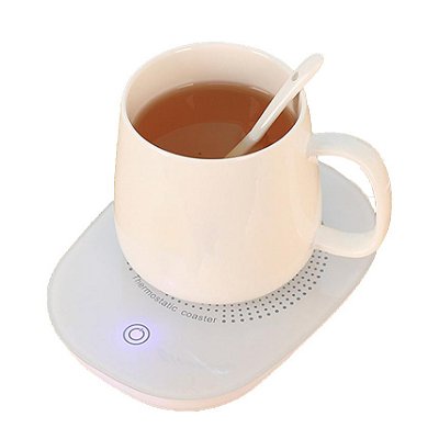 Aquecedor de Café Portatil de Mesa USB com sensor termostático 3 dores