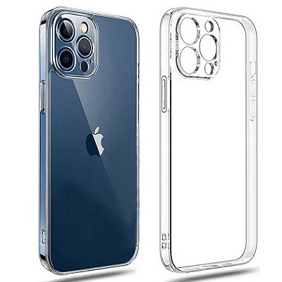 Capa para iPhone X, XR, XS, XS Max de silicone transparente à prova de choque ultra resistente cristalizada ante reflexo, impacto e poeira