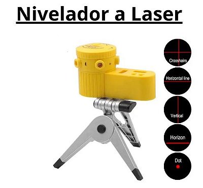 Nivelador a Laser Com Tripé 6 Modos Assistente de Medição para Construções Reformas Projetos nivelamento Alinhamento Digital