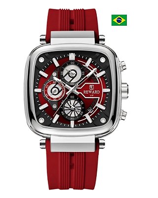 Relógio Masculino REWARD à Prova d’Água visor Hardlex