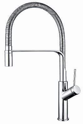 Torneira Gourmet Para Cozinha Flexível Monocomando Cromo