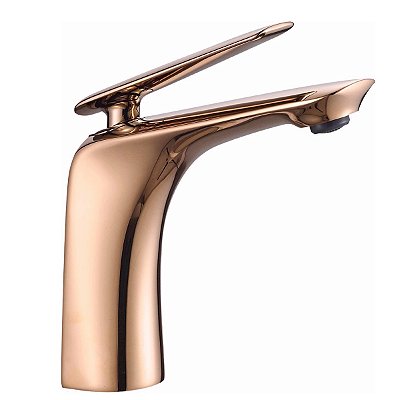 Torneira Para Banheiro Acqua Rose Gold Lavabo Monocomando