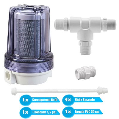 Kit Básico para Instalação de Filtro para Torneiras Gourmet