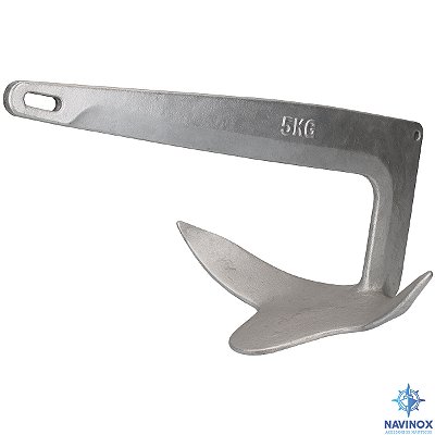 Âncora Bruce Aço Galvanizado 5KG Barco Lancha Veleiro