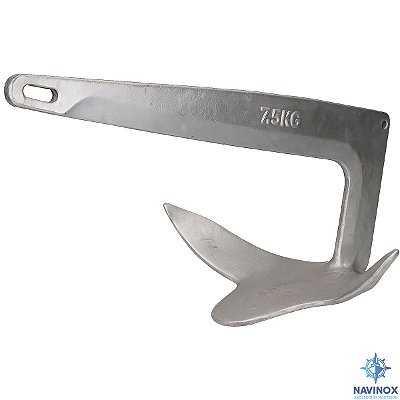 Âncora Bruce Aço Galvanizado 7.5KG Barco Lancha Veleiro