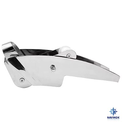 Lançador Suporte Púlpito de Ancora Barco Lancha 430mm Inox Navinox