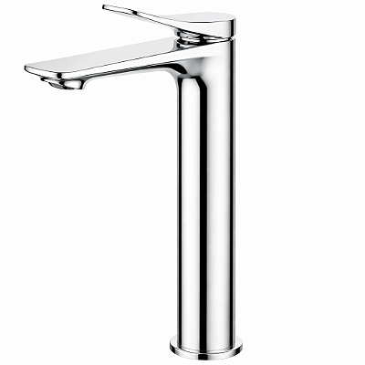 Torneira de Banheiro Lavabo Bica Alta Misturador Monocomando Paris Cromo