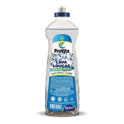 Detergente Lava Louças CONCENTRADO Natural Care (sem perfume) Provita