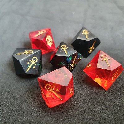 Dado Negro -  Single - RPG Vampiro a Mascara  V5 ENCOMENDA