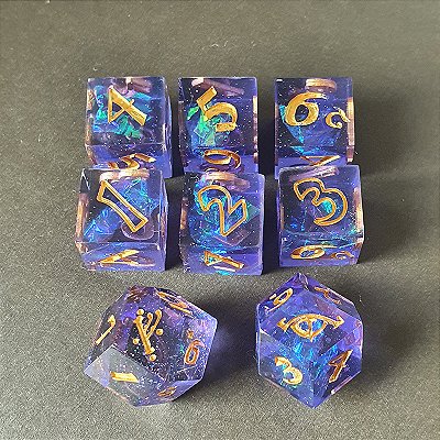 Set Dados RPG - O Um Anel - Artesanal - Caminho das Estrelas