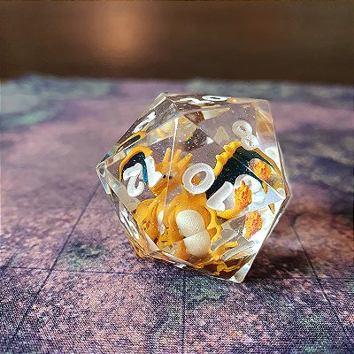D20 Jumbo Charizard- 30 mm  - Encomenda
