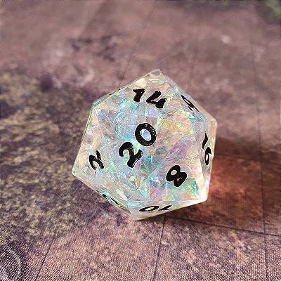 Dado D20 jumbo 30 mm  - Ether - Encomenda