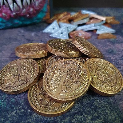 Moeda de Ponto Heróico - Hero Point Coin para RPG