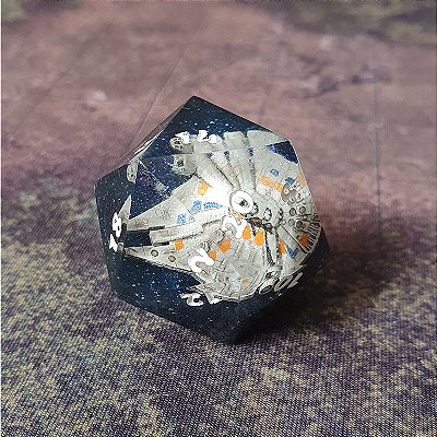 D20 MIllenium Falcon - 30 mm  - Entrega Imediata