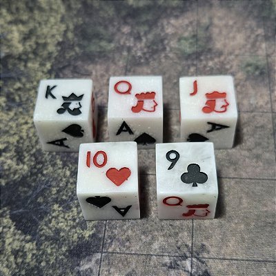 Conjunto de Poker Dice – Entrega imediata