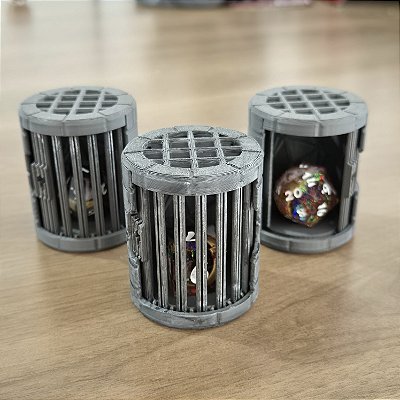 Prisão de dados - Dice jail - Porta deslizante