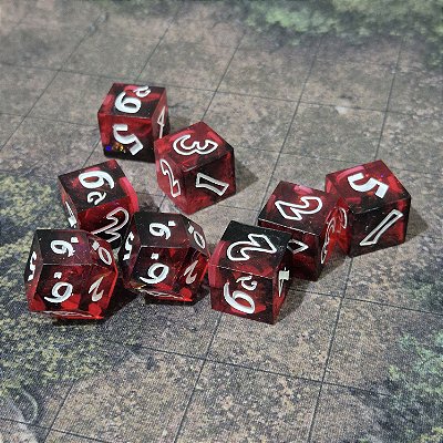 Rastros do Ermo - Set Dados RPG - O Um Anel - Entrega Imediata