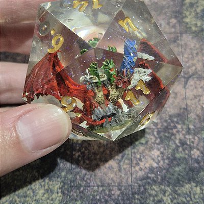 D20 Jumbo Titan Tiamat 50 mm - Entrega Imediata