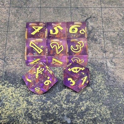 Rosas do Condado - Set Dados RPG - O Um Anel - Entrega Imediata