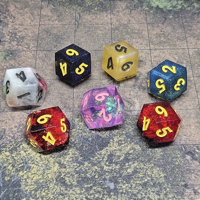 Dado Duplo D6 – Dodecaedro - Jumbo - Escolha o Seu!