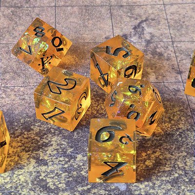 O Juramento de Elthar - Set Dados RPG - O Um Anel - Entrega Imediata