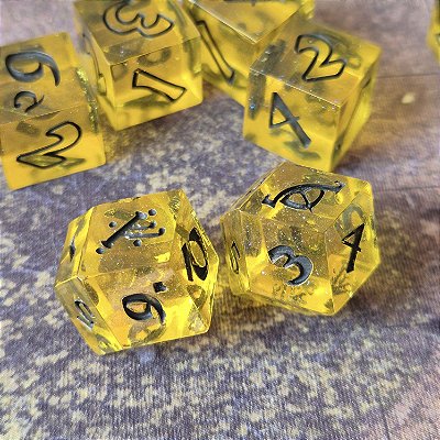 Sob o Sol Antigo - Set Dados RPG - O Um Anel - Entrega Imediata
