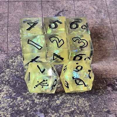 Caelthir - Set Dados RPG - O Um Anel - Entrega Imediata