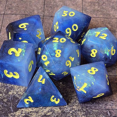 Caminho das Águas – Set de Dados de RPG - Entrega Imediata
