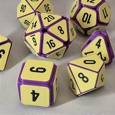 Set Sensorial de Dados RPG | Dados Articulados em 3D