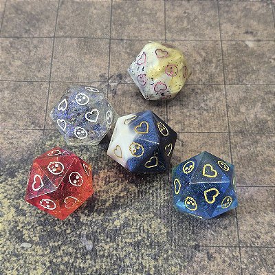 Dado d20 Salva-Guarda | Escolha o Seu Modelo