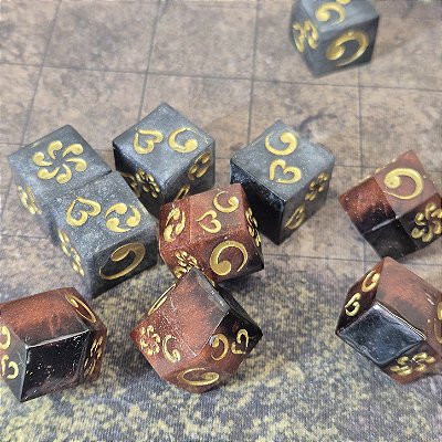 Set de Dados - O Caminho dos Cinco Anéis - L5R - Scorpio - Entrega Imediata