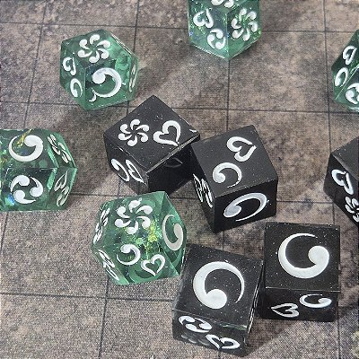 Set de Dados - O Caminho dos Cinco Anéis - Draco - L5R - Entrega Imediata