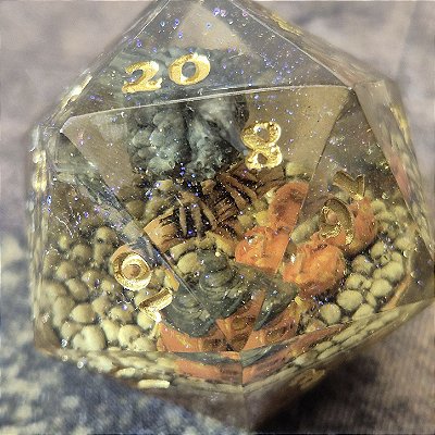 Dado Jumbo d20 - O Corvo - Entrega Imediata