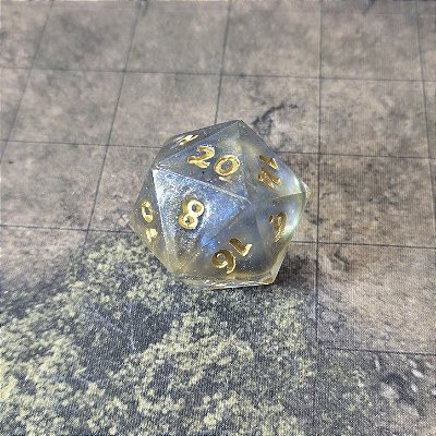 Dado Jumbo d20 - Quinta-Essência - 30 mm - Entrega Imediata