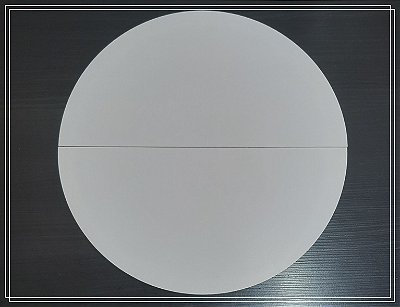 Campo Mórfico Dobrável - 40 CM - Branco