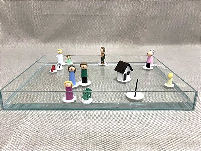Campo Mórfico para Constelação na Água - Vidro - 30x40cm